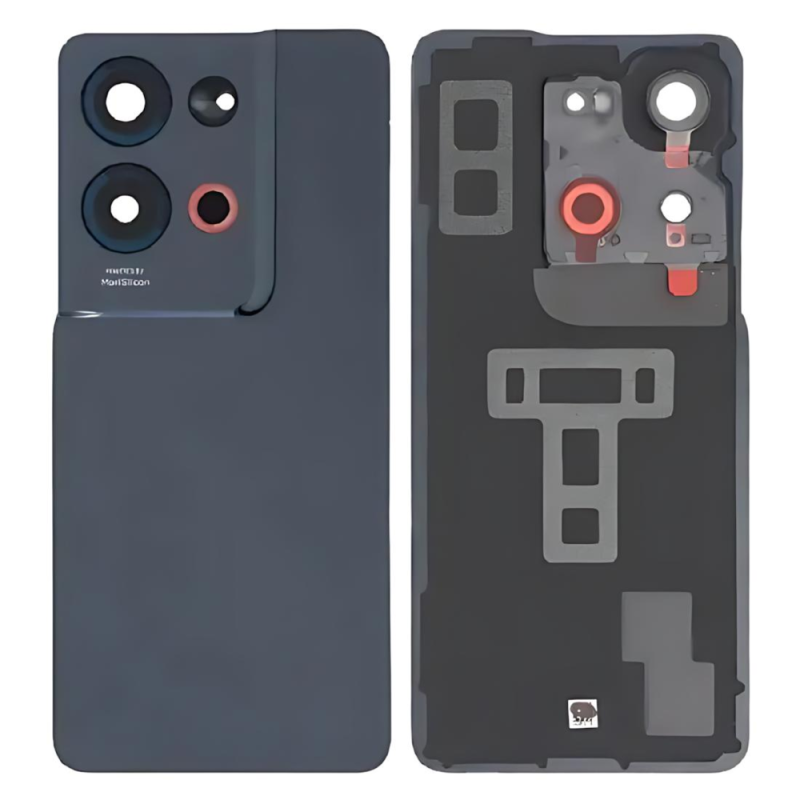 OPPO Reno 8Pro 5G Cover Posteriore + Supporto Fotocamera Originale Nero RMX2357