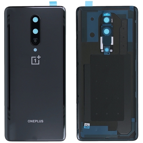 One Plus 8 Cover Posteriore ORIGINALE + Supporto Fotocamera Nero Lucido IN2010 IN2013 IN2017 IN2019
