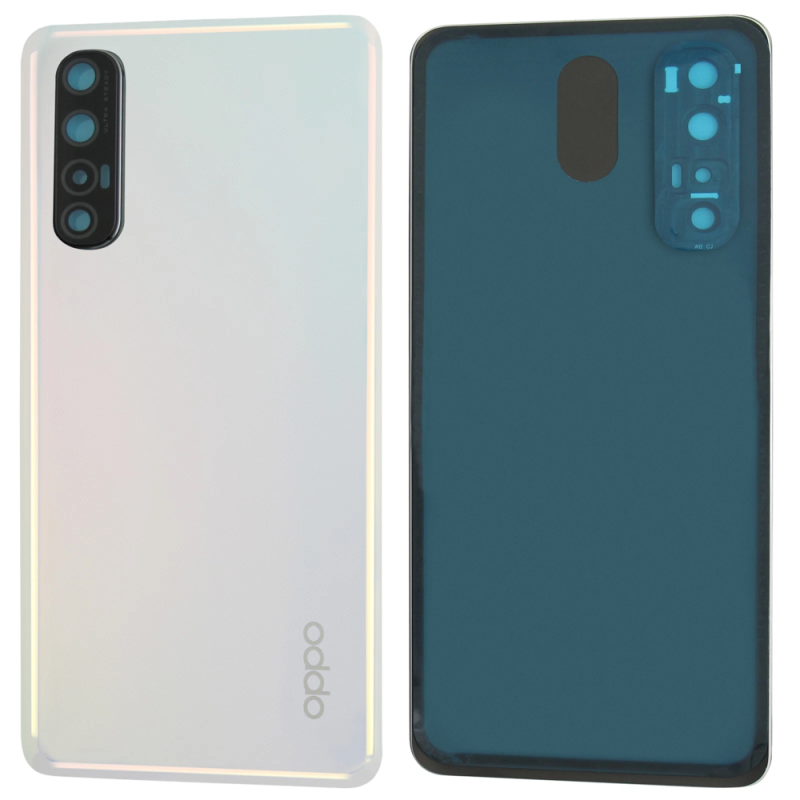 OPPO Find X2Neo Cover Posteriore ORIGINALE + Supporto Fotocamera Bianco CPH2009
