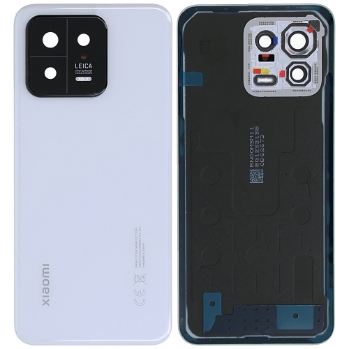 Xiaomi Mi 13 Cover Posteriore + Supporto Fotocamera ORIGINALE Bianco 2211133C 2211133G