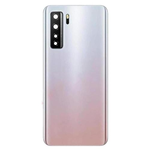Huawei P40Lite 5G Nova 7SE Cover Posteriore ORIGINALE + Supporto Fotocamera OroArgento PPA-LX2