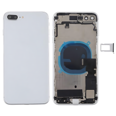 IPhone 8Plus Cover Posteriore Completo + Ricambi Bianco