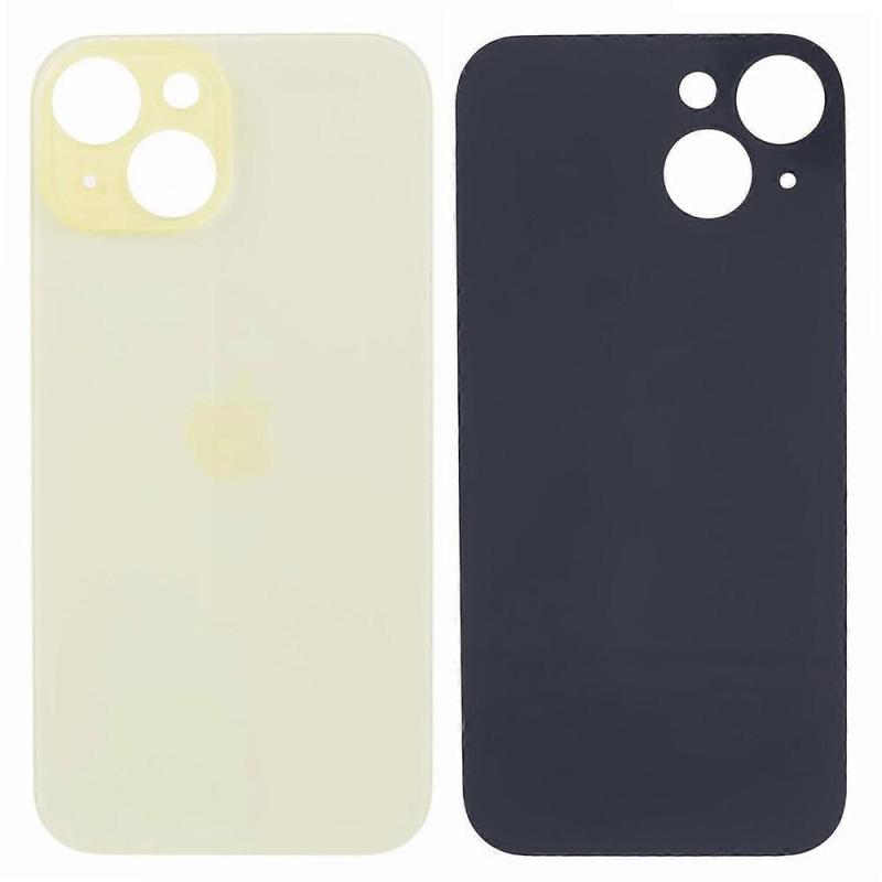 IPhone 15 后盖玻璃 (大孔) 黄