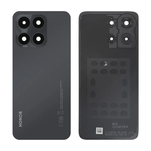 Huawei Honor X6A Cover Posteriore ORIGINALE + Supporto Fotocamera Nero WDY-LX1 WDY-LX2