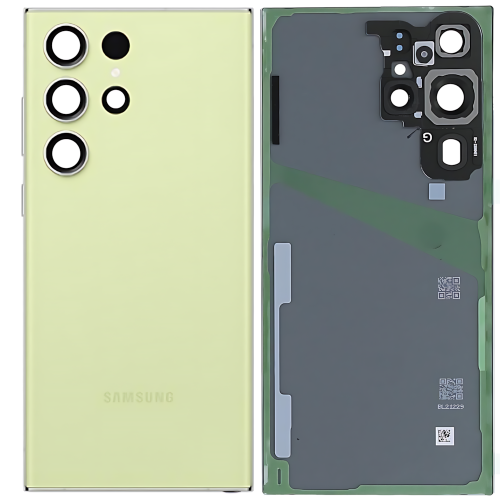 Samsung S23Ultra 5G S918B Cover Posteriore + Supporto Fotocamera Giallo