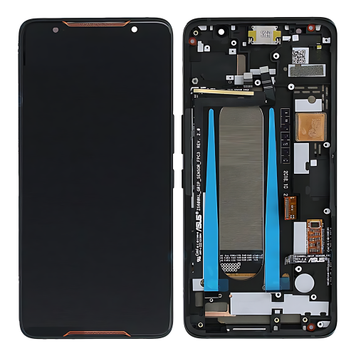 Asus ROG Phone ZS600KL Display ORIGINALE + Frame Nero Z01QD