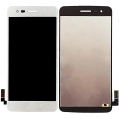 LG K8 2017 M200N Display Senza Frame Argento Bianco