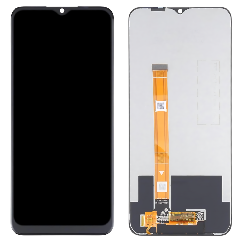 Realme C15 2020 Realme C25 Realme C11 2020 Realme C12 Realme 7i RMX2193 Oppo A15 2020 CPH2185 CPH2179 (LM5C3447F0-A1) (△) Display ORIGINALE Senza Frame Nero RMX2185 RMX2180