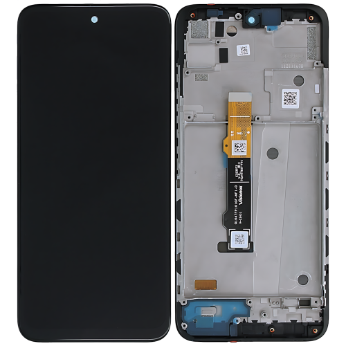 Motorola Moto G71 5G Display ORIGINALE + Cornice Service Pack Nero XT2169
