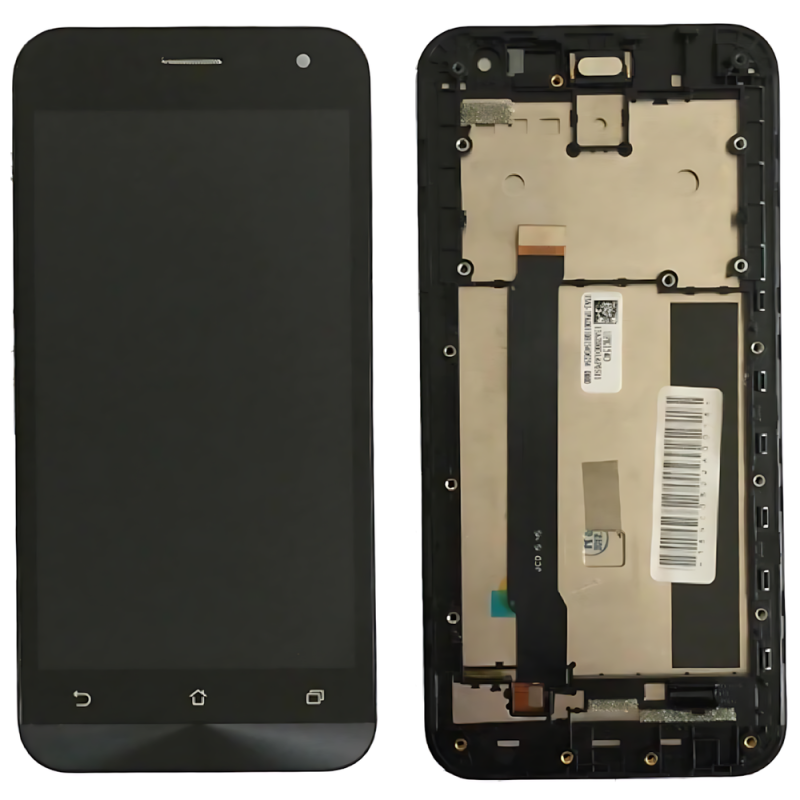 Asus Zenfone 2 ZE500CL Display ORIGINALE con Frame Nero Z00ED