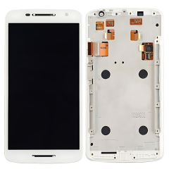Motorola Moto X Style Display ORIGINALE + Cornice Bianco XT1572