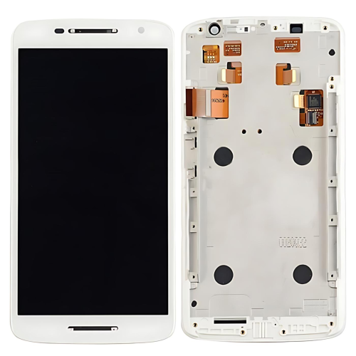 Motorola Moto X Play Display ORIGINALE + Cornice Bianco XT1562