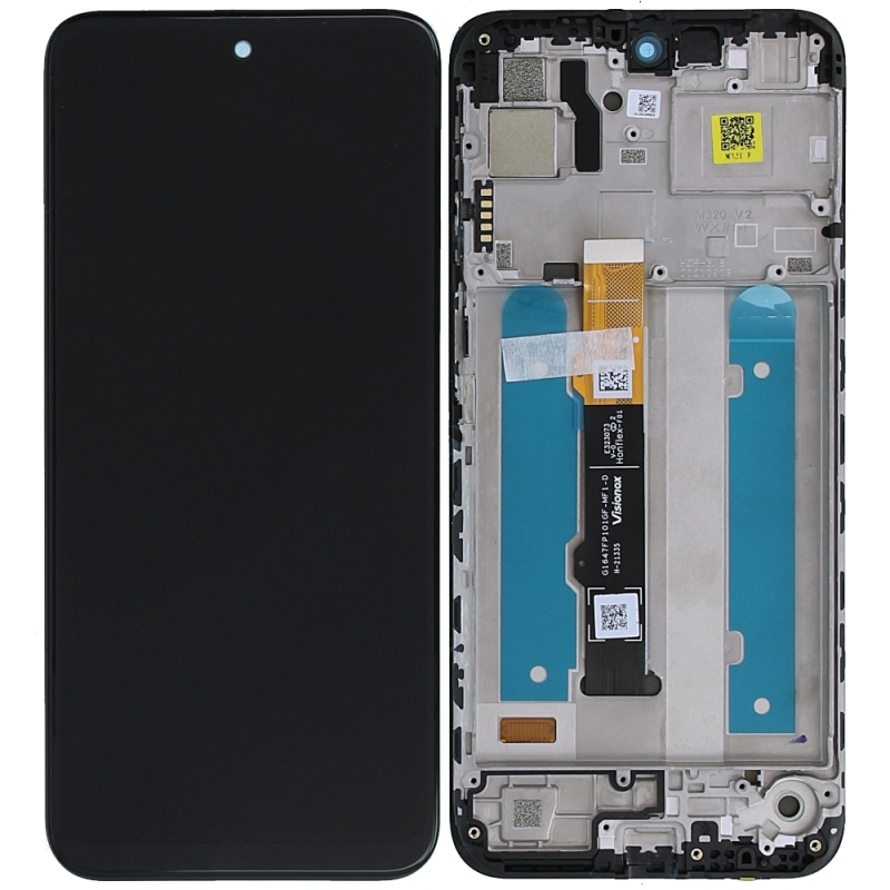 Motorola Moto G31 Display ORIGINALE + Cornice Service Pack Nero XT2173