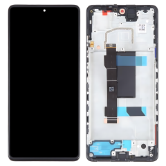 Xiaomi Redmi Note 12Pro 5G 22101316C 22101316I 23013RK75C 22101316G Poco X5Pro 5G 22101320G 22101320I Display ORIGINALE + Frame Service Pack Nero