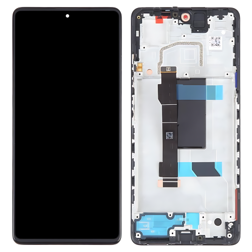 Xiaomi Redmi Note 12Pro 5G 22101316C 22101316I 23013RK75C 22101316G Poco X5Pro 5G 22101320G 22101320I Display ORIGINALE + Frame Service Pack Nero