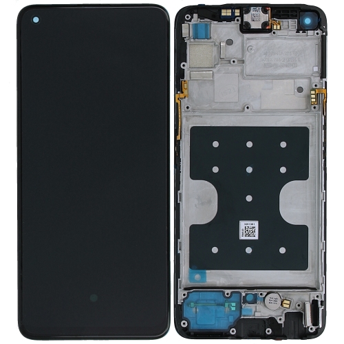 Realme 7Pro Display ORIGINALE + Frame Nero RMX2170