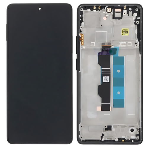 Xiaomi Redmi Note 13Pro 4G 23117RA68G 2312FPCA6G Poco M6Pro 4G MZB0G1GEU Display ORIGINALE + Frame Service Pack Nero