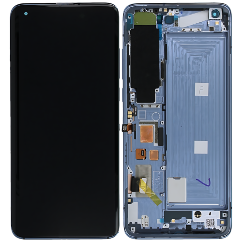 Xiaomi Mi 10 5G Mi 10Pro 5G (Versione Huaxing) Display ORIGINALE + Frame New GrigioBlu M2001J2G M2001J2I M2001J1G