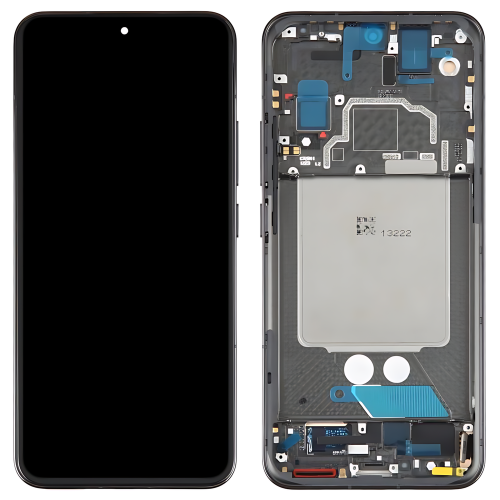 Xiaomi Mi 13 Display ORIGINALE Cambiato Vetro + Cornice Nero 2211133C 2211133G