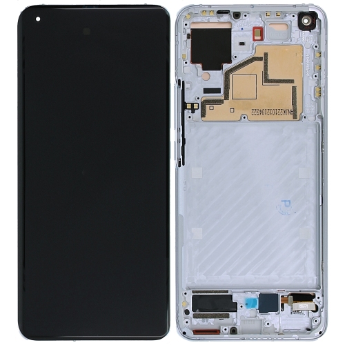 Xiaomi Mi 11 5G Display ORIGINALE + Frame Service Pack Bianco M2011K2C M2011K2G