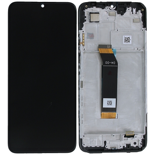 Xiaomi Poco M5 4G Display ORIGINALE Con Frame Service Pack Nero 22071219CG