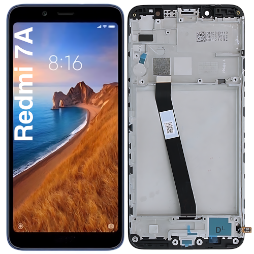 Xiaomi Redmi 7A Display ORIGINALE + Frame Nero MZB7995IN M1903C3EG M1903C3EH M1903C3EI