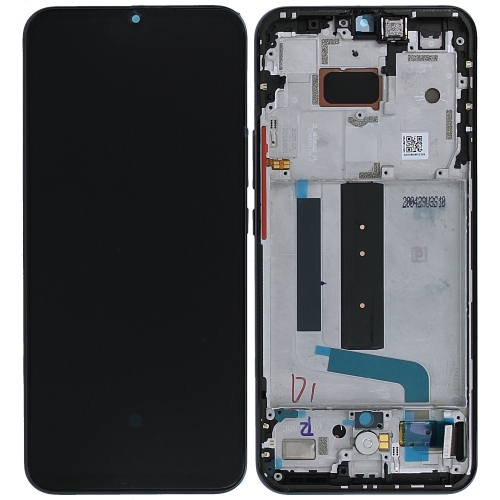 Xiaomi Mi 10Lite Display ORIGINALE + Frame Service Pack GrigioNero M2002J9G M2002J9S XIG01