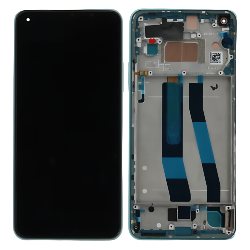 Xiaomi Mi 11Lite 5G Display ORIGINALE + Frame Service Pack Verde M2101K9G