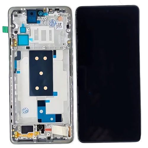 Xiaomi Mi 11T 5G Mi 11T Pro 5G Display ORIGINALE + Frame Argento 21081111RG 2107113SG 2107113SI