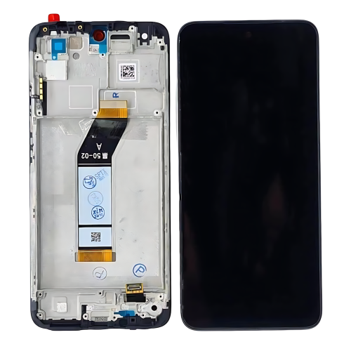 Xiaomi Redmi 10 2022 21121119SG 22011119UY 21121119VL Display ORIGINALE + Frame Nero