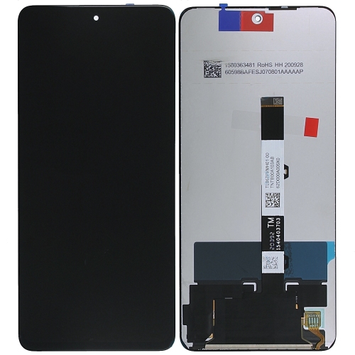 Xiaomi Mi 10T Lite Poco X3 Poco X3Pro Poco X3NFC Redmi Note 9Pro 5G Display ORIGINALE Senza Frame Nero M2007J20CG M2007J17G M2102J20SG M2102J20SI
