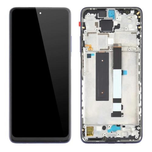 Xiaomi Mi 10T Lite Redmi Note 9Pro 5G J17 (COST) Display ORIGINALE + Frame Service Pack Blu M2007J17G