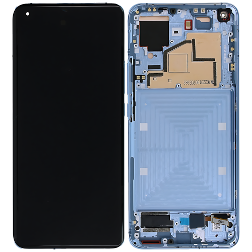 Xiaomi Mi 11 5G Display ORIGINALE + Frame Service Pack Blu M2011K2C M2011K2G