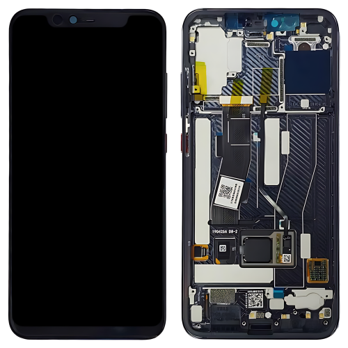 Xiaomi Mi 8Pro Display ORIGINALE + Frame Nero M1807E8A