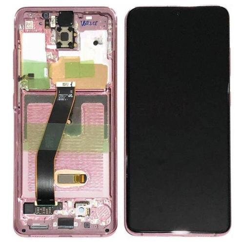 Samsung S20 4G G980F S20 5G G981B Display Originale + Frame Service Pack Rosa
