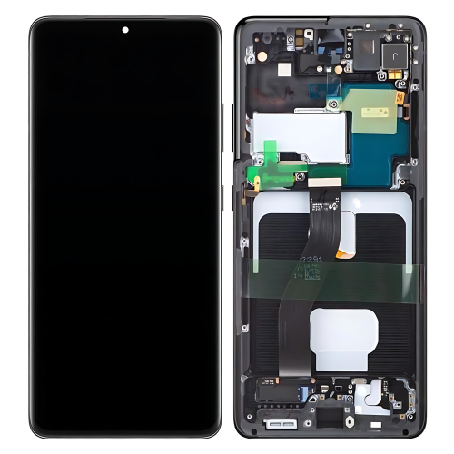 Samsung S21Ultra 5G G998B Display Originale + Frame Service Pack Nero