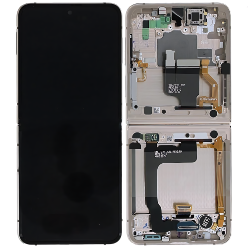 Samsung Z Flip 4 5G F721B 售后原装总成带框 粉红金