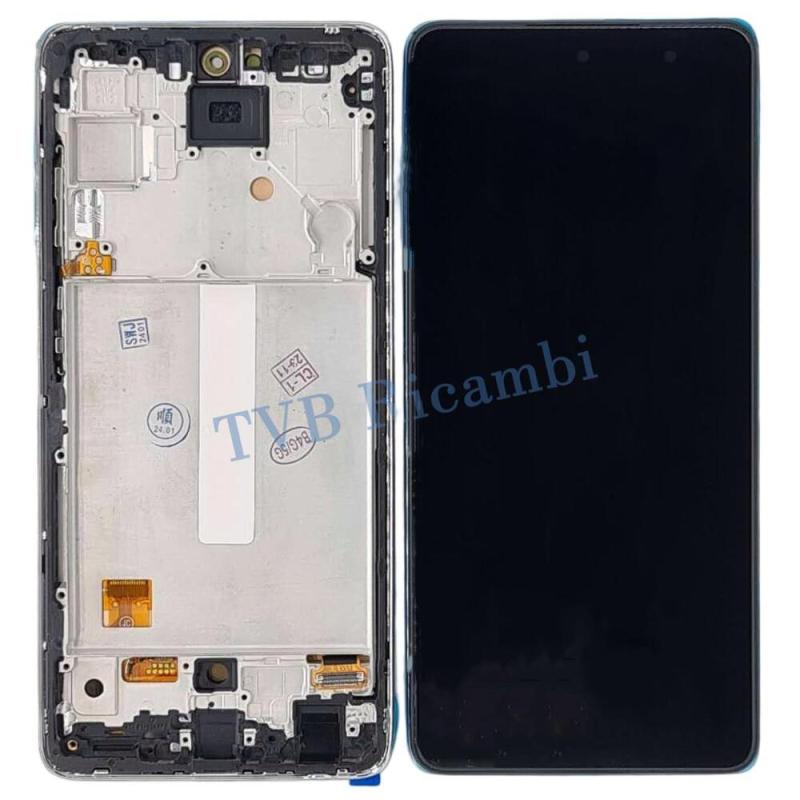 Samsung A52 4G A525F A52 5G A526B A52S A528B Display OLED + Frame Argento Bianco