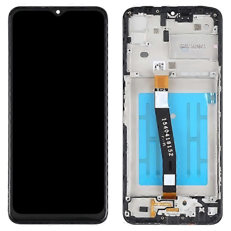 Samsung A226B A22 5G 2021 (DJN) Display Originale + Frame Service Pack Nero