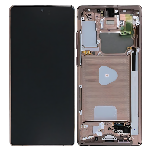 Samsung Note 20 5G N980F N981B Display Originale + Frame Service Pack Bronze