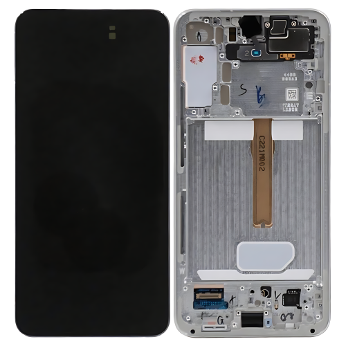 Samsung S22Plus S906B Display Originale + Frame Service Pack Bianco