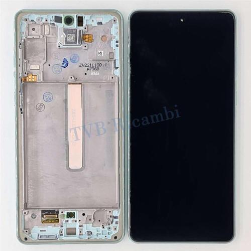 Samsung A736B A73 5G 售后原装总成带框 绿