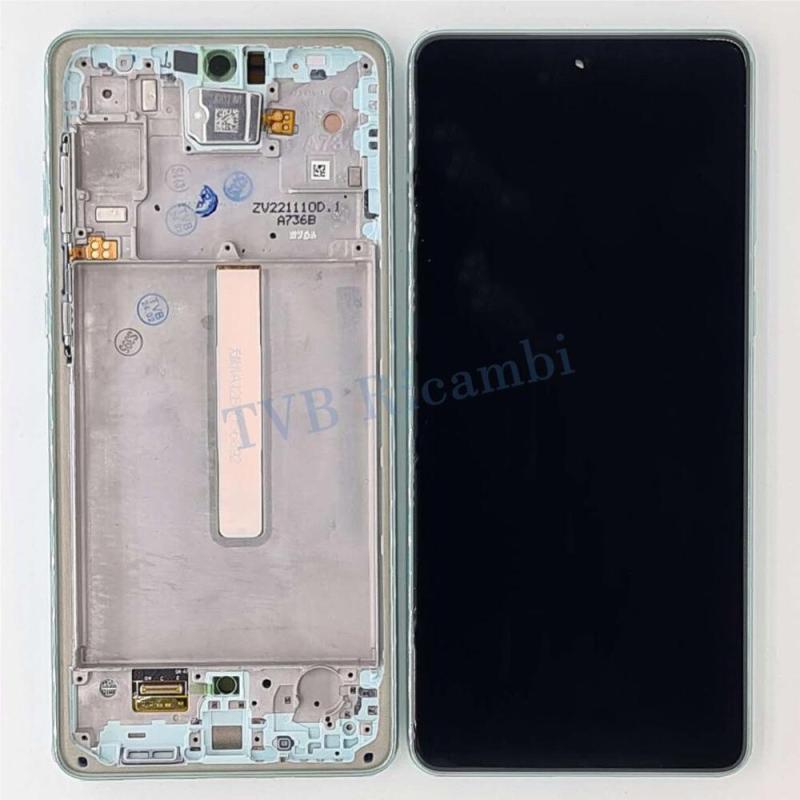 Samsung A736B A73 5G 售后原装总成带框 绿
