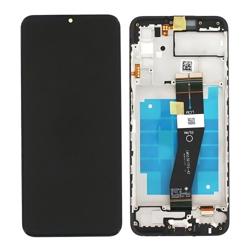 Samsung A037G A03S 2021 Display Originale Con Frame Service Pack (Versione Europea) Nero