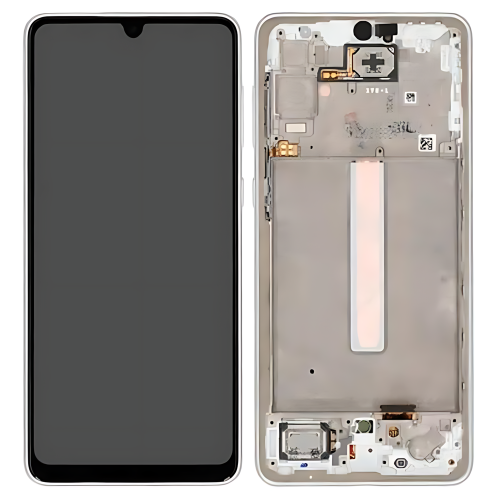 Samsung A336B A33 5G 2022 Display Originale + Frame Service Pack Bianco