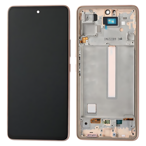 Samsung A536B A53 5G 2022 售后原装总成带框 金/橙