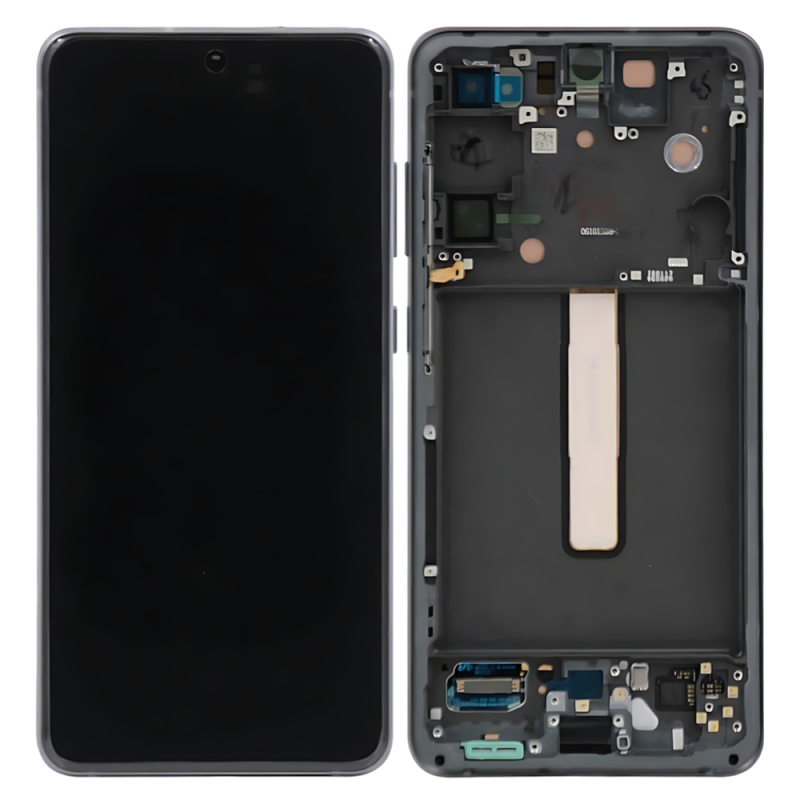 Samsung S21FE G990B Display Originale + Frame Service Pack Grigio Nero
