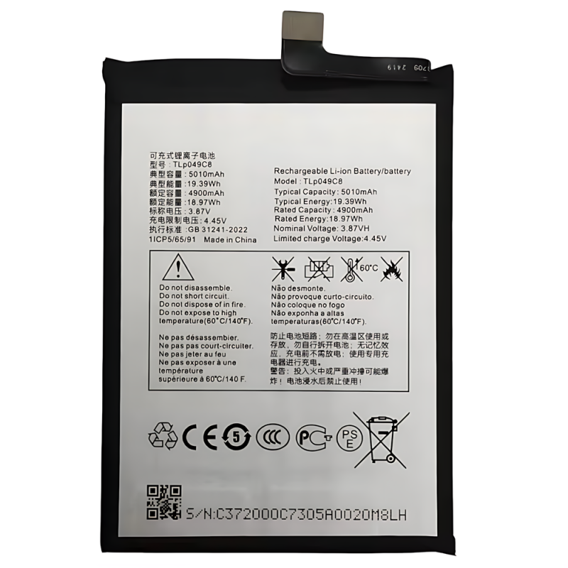 Batteria ORIGINALE TLP049C8 TLP049C9 TCL 40SE T610K T610K2 T610P T610P2 TCL 50 5G T613K
