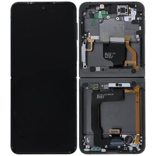 Samsung Z Flip 4 5G F721B 售后原装总成带框 黑灰