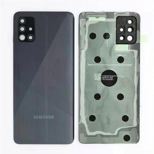 Samsung A515F A51 2020 后盖带镜片 黑